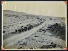 British Troop in Sharma Photographs all contained within an album, not stuck down, depicting British