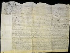 Tattersett 1568 Indenture (Norfolk near Fakenham) an early indenture much larger than usual for