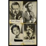 Autograph Selection of Signed Entertainment portrait photographs to include Norman Wisdom, Joyce