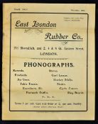 Early Phonograph (Gramophones) Sales Catalogue of 1902 features a 16 page sales catalogue