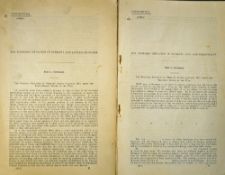 Scarce Selection of Confidential Economic Reports relating to Germany and Austria-Hungary dated