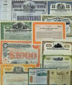 United States of America Bond and Share Certificates to include Railroad, 19th & 20th Century