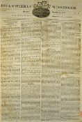 Bell's Weekly Messenger Newspaper 1831 dated 18 Dec information to include The new Reform Bill,