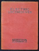 Electric Locomotives Publication Metropolitan Vickers 1920s a fine 40 page publication with over