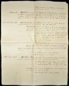 Bedfordshire Samuel Whitbread 1742 Indenture Documents in relation to Sir Edward Pickering of