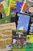 Mixed selection of Cup Final football programmes from the late 1960s onwards including 1967 Celtic v