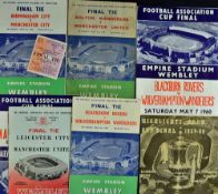 1950/60s FA Cup Final collection to include 1956 FA Final programme & ticket, 1958 FA Final