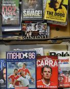 Selection of Football Books to include Pele, Mexico 86, Jamie Carragher, Jose, The Footballer Who