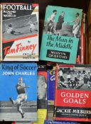 1950s Football Book selection consisting of Golden Goals, Trevor Ford I Lead The Attack, Billy