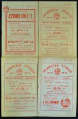 1950s Accrington Stanley v Barrow football programmes including 1955/56,1956/57, 1957/58, 1960/61 in