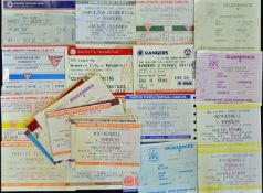 Selection of Glasgow Ranger football tickets incl v Hearts 1995, Dundee United 2000, Falkirk 1995,