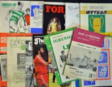 Scottish football programme selection to include 1960 Hibernian v Dundee United, 1968/69 Celtic v AC