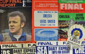 1970 FA Cup Final collection comprising the 1970 Final programme & final replay, cup final song