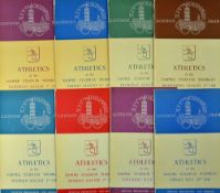 1948 Olympics in London, a set of programmes for the athletics at Wembley Stadium. Very good, ex-