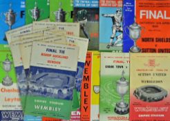 1950-1974 FA Amateur Cup Final football programmes to include 1955 Bishop Auckland v Hendon, 1956