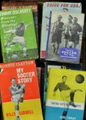 1960s Football Book selection to incl Tackle Soccer This Way Duncan Edwards, Billy Liddell My Soccer