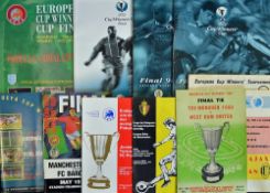 European Cup Winners Cup Final football programmes to include 1962 Atletico Madrid v Fiorentina (