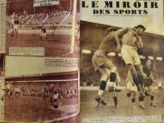 Collection of Le Miroir des Sports Magazines in French complete bound collection from June 1938 to