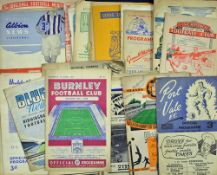 Assorted Selection of 1950s onward football programmes to include 1952/53 Port Vale v Wrexham 1953/