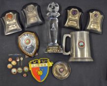 Referee A W 'Bert' Newman selection of trophies and medals to consist of Reading Challenge Cup