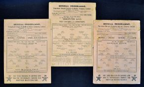 Selection of 1940s Tottenham Hotspur football programmes homes, including 1945/46 v West Bromwich