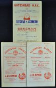 1950s Accrington Stanley football programmes including v Gateshead 1954/55, 1955/56, 1956/57 and