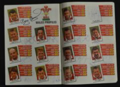 1998 Wales rugby tour to South Africa signed programme - v South Africa played on Saturday 27 June