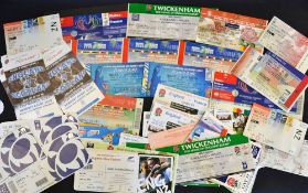 Large collection of Rugby tickets from the1990s onwards to incl RWC 1999 Semi-finals and 3/4th Place