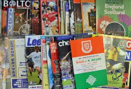 Assorted Selection of Signed football programmes between 1970-2010 teams include Liverpool, Chelsea,