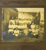 1920 Raylton Loco Football team photograph Winners of The Charity Shield c/w legend above and