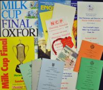 Selection of football ephemera to include 1985 Milk Cup Final Sunderland v Norwich City match