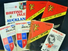 1966 British Lions Rugby Tour to New Zealand programmes to include the 2nd, 2x 3rd test matches v