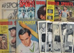 Selection of Topical Times football cards large format in black and white, t/w 3x 1920All Sport