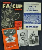 1953 FA Cup Final football programme (The Matthews Final) collection comprising 1953 Cup Final