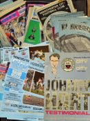 Collection of Manchester City football programmes from 1960s onwards 1970s and 1980s also noted,
