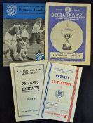 1950s FA Amateur Cup Semi Final football programmes including 1949 Bromley v Leytonstone at