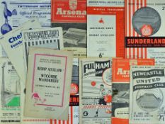 Selection of 1950s-1960s FA Amateur Cup Semi Final football programme selection including 1955