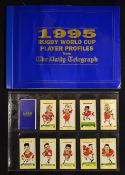 1995 Rugby World Cup - complete set of Daily Telegraph Rugby World Cup Player Profiles trade cards