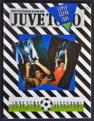 Scarce 1984/5 European Super Cup Final Juventus v Liverpool football programme 16 Jan, Super Coppa