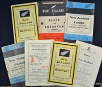 1953/54 New Zealand "All Blacks" Rugby Tour to the UK Welsh programmes to include v Wales (no