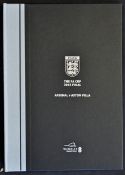 2015 FA Cup Final Bobby Moore Hardback football programme limited edition number 17/1800, Arsenal