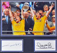 Chelsea football signed prints including John Terry signed with Barclays Premier League Trophy,