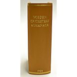 1926 Wisden Cricketers' Almanack - 63rd edition complete with the original wrappers, rebound in