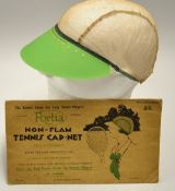 1920s Portia original ladies tennis cap - in the makers original pictorial packet inscribed "Portia,