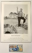 Jack Nicklaus Farewell St. Andrews limited edition print signed by the artist no. 115/850 and