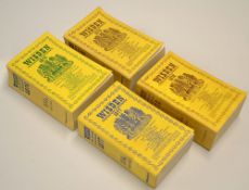 4x Wisden Cricketers' Almanacks 1974, 1975, 1977 & 1978- cloth backs, some slight age toning to