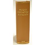 1935 Wisden Cricketers' Almanack - 72nd edition complete with the original wrappers, rebound in