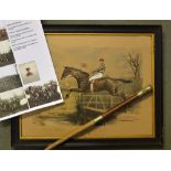 Captain John Fergusson Royal Horse Artillery hunting/point to point racing collection c. 1905