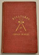 Rare 1858 Billiards Book - by Captain Rawdon Crawley titled "Billiards: Its Theory and Practice; the