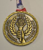1986 Much Wenlock Olympic Games official participants bronze medal - engraved on the back "Roy
